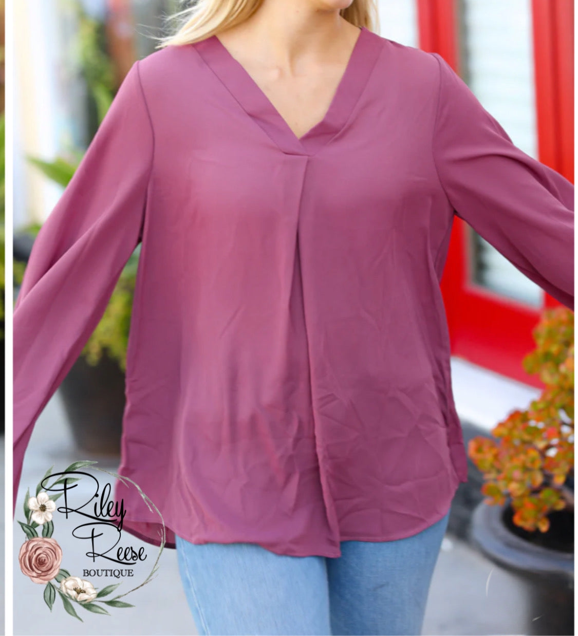 Plum Perfect Bubble Top