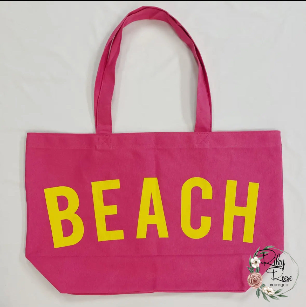 Meet Me at the Beach Canvas Tote