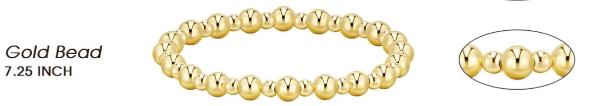 Elegant Gold Bracelet Mixed