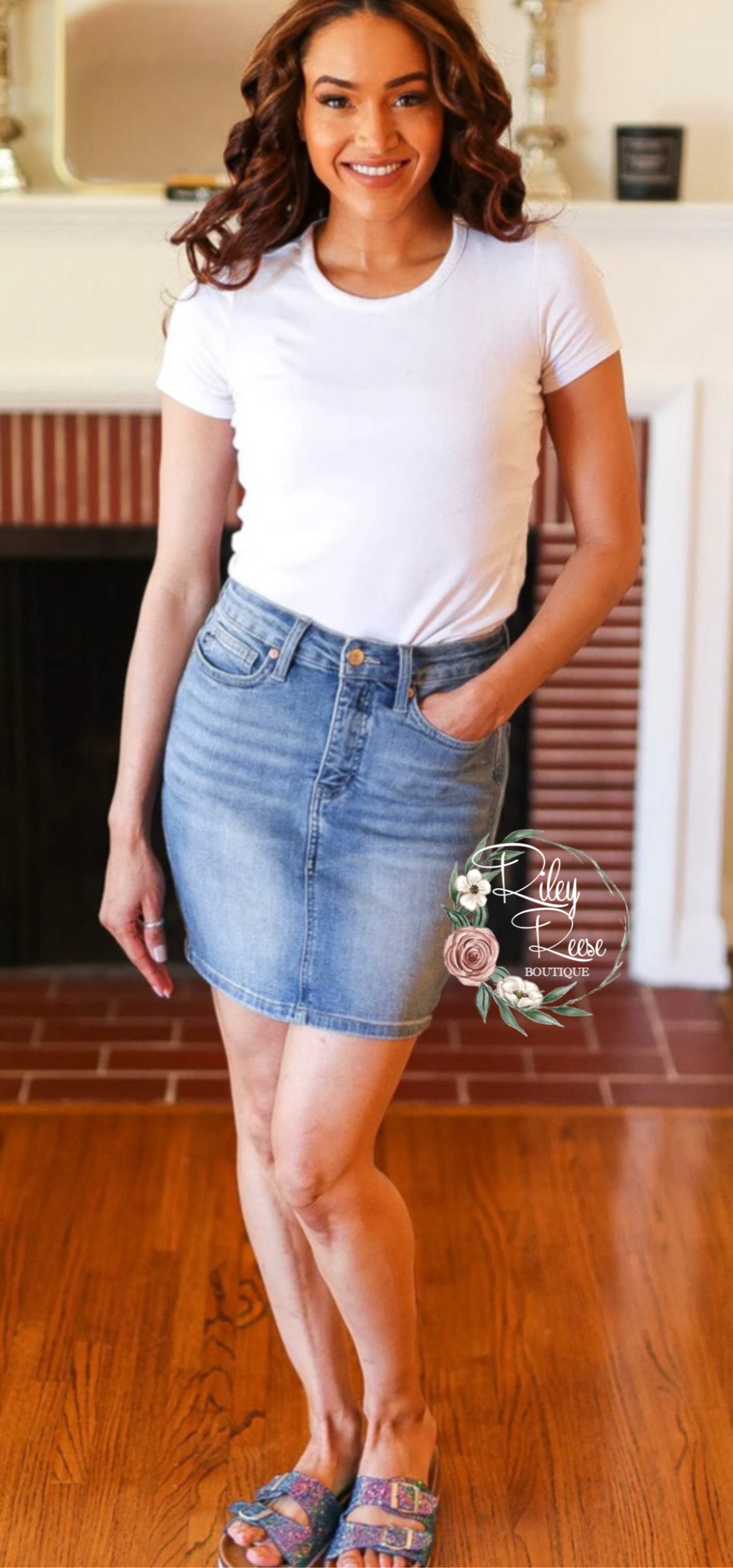 Judy Blue Denim Skirt