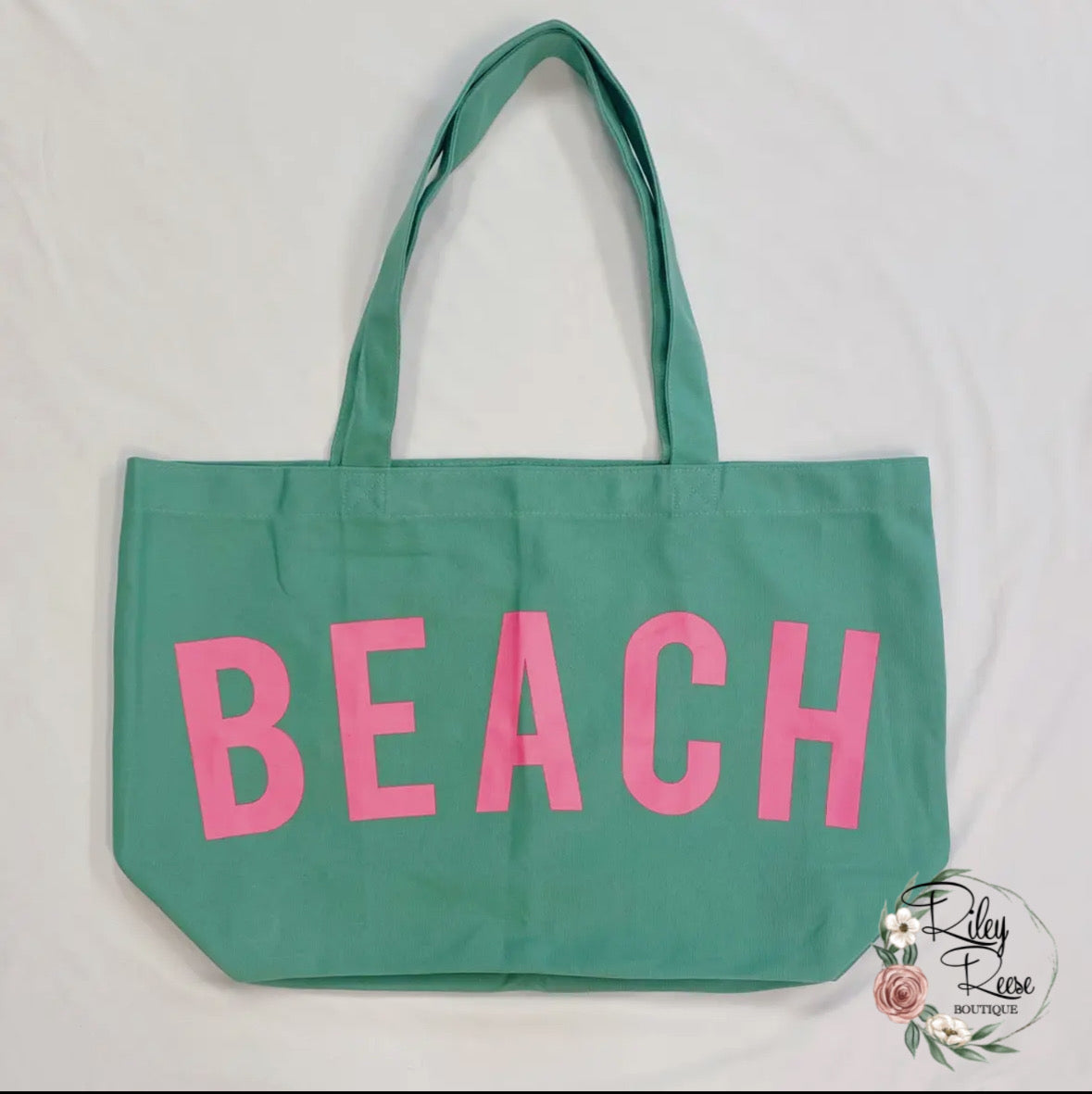 Meet Me at the Beach Canvas Tote