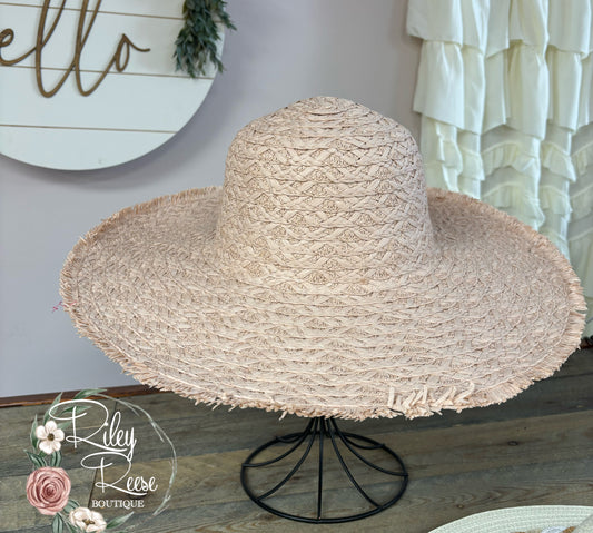 Summer Blush Straw Hat